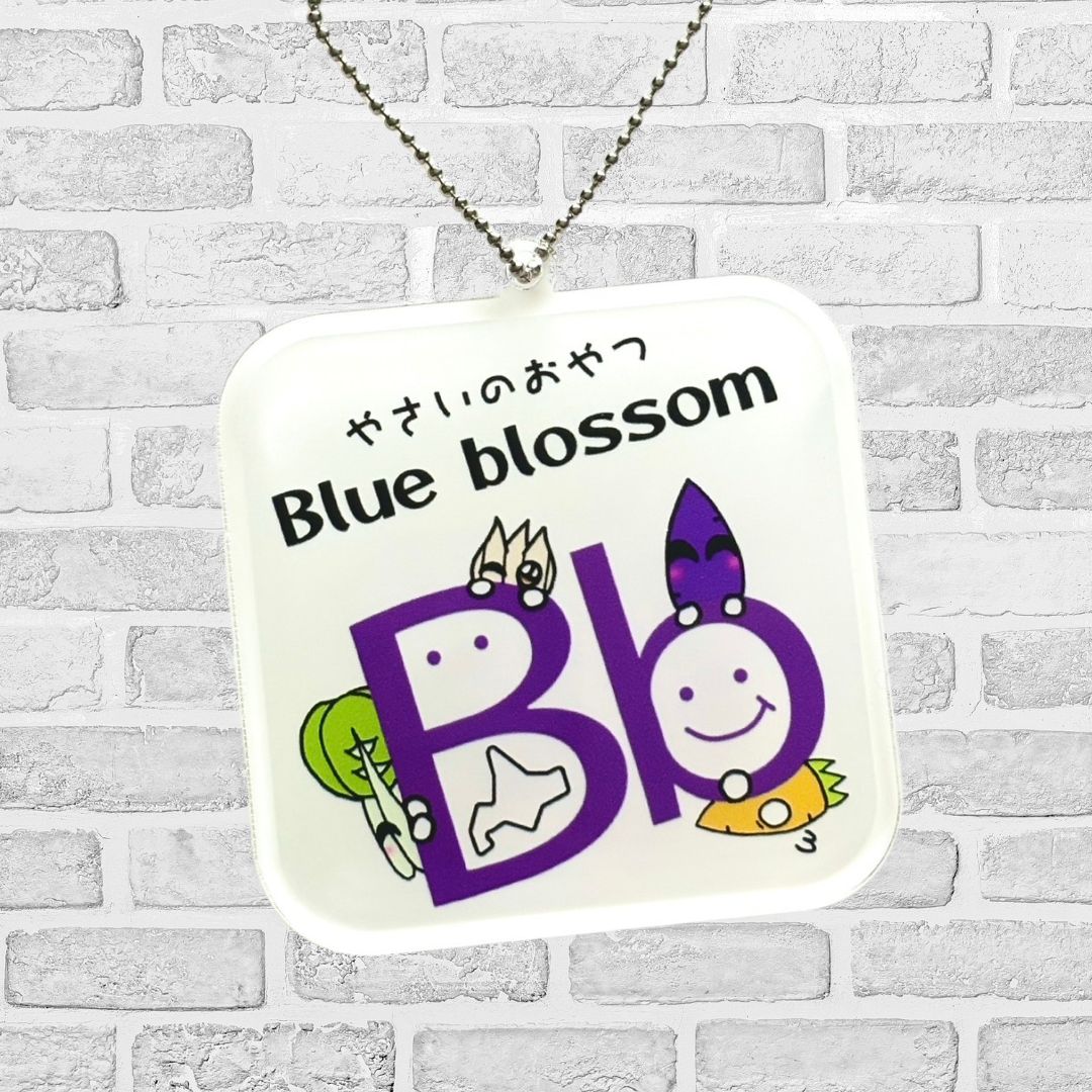 アクリルキーホルダー オリジナルキャラとロゴ 障害のある子が描くキャラクター