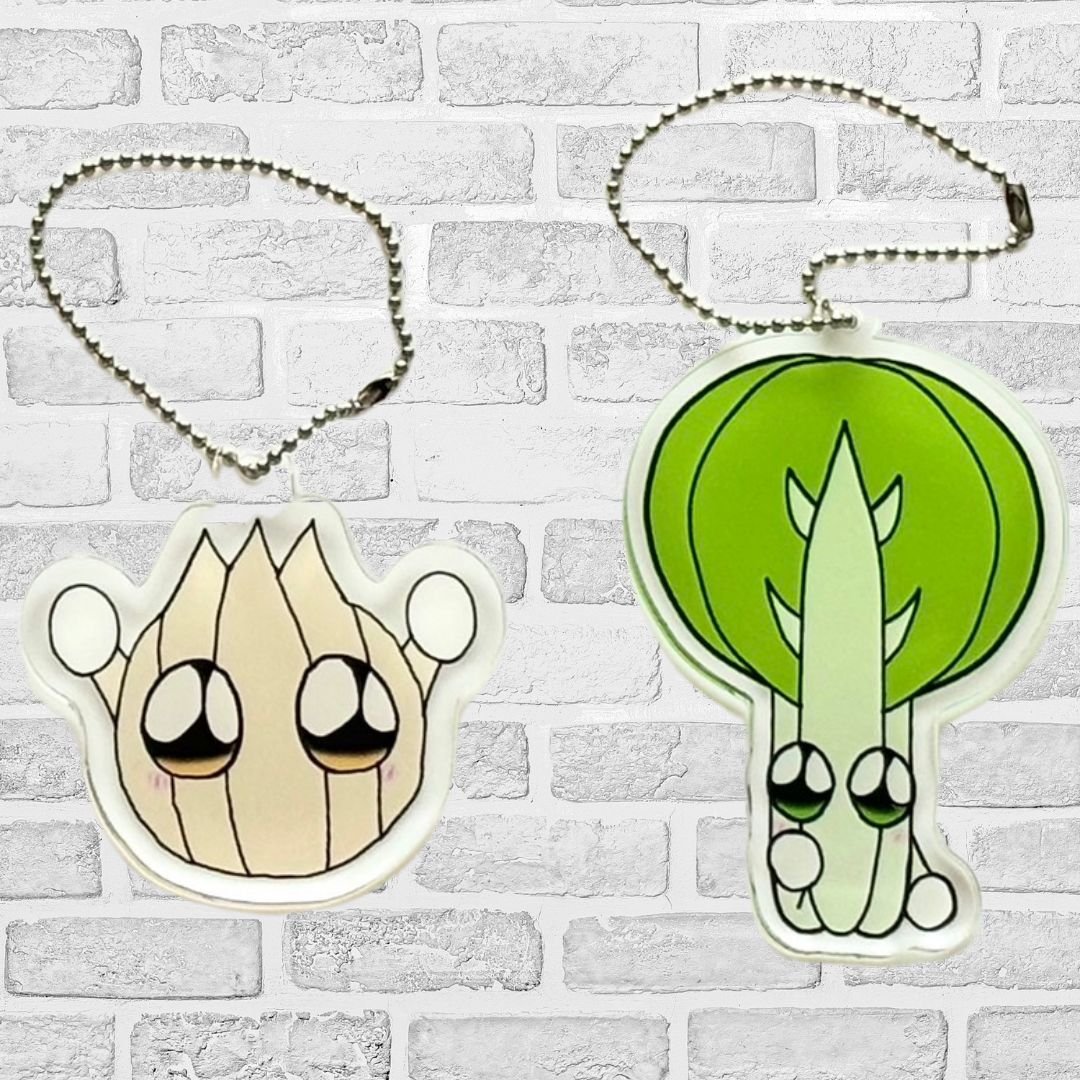 アクリルキーホルダー オリジナル やさいのキャラクター 障害のある子が描くキャラクター