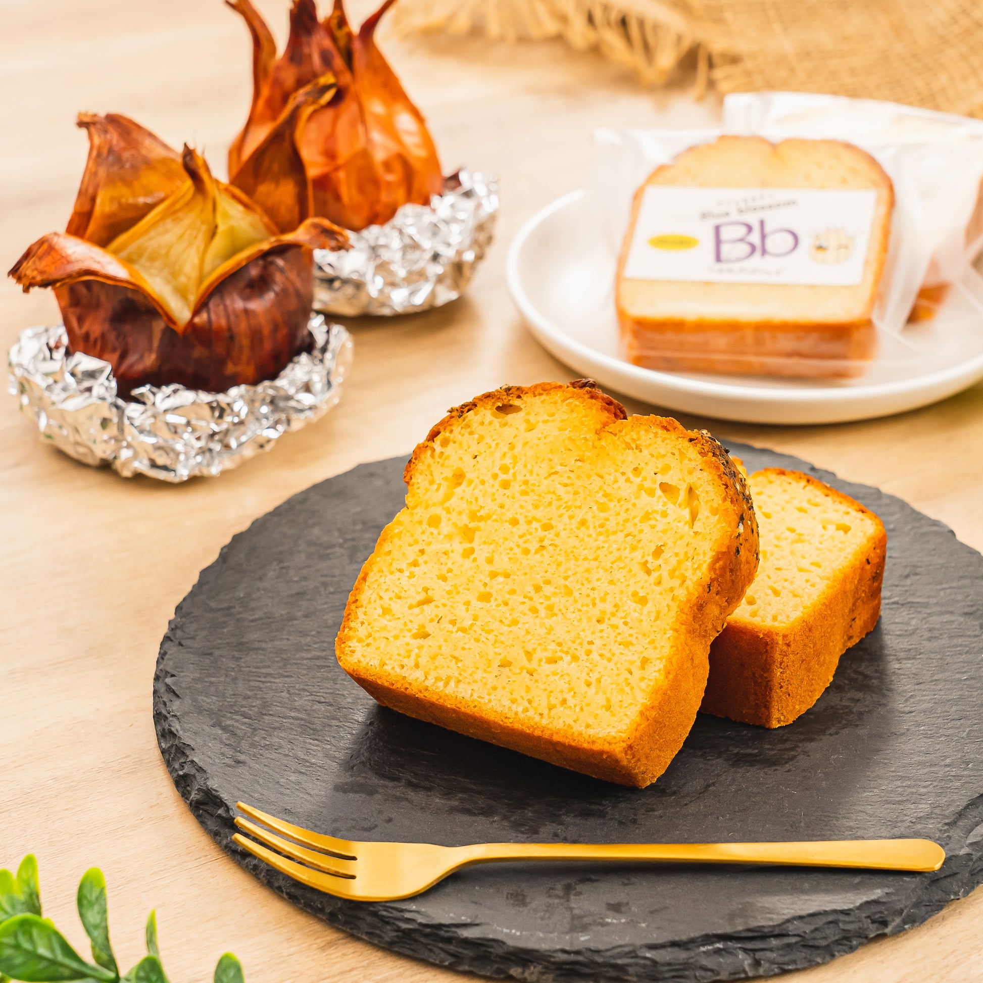 やさいのおやつ パウンドケーキ たまねぎ 札幌黄 カットサイズ しっとりパウンドケーキ